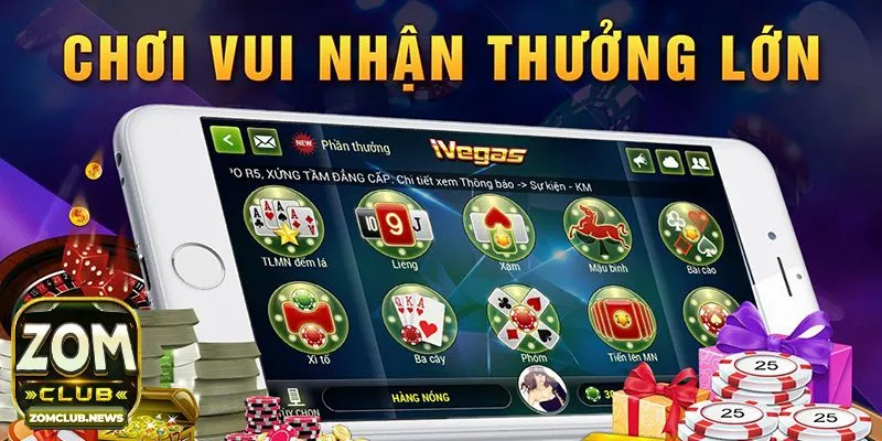 Các hình thức game bài VIP phổ biến tại Zomclub