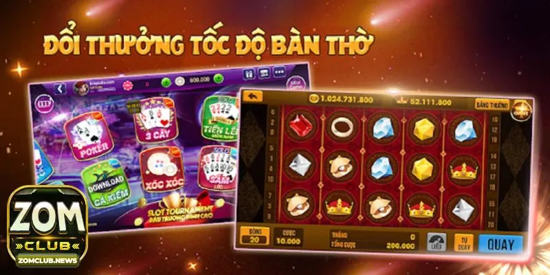 Sức hút của game đánh bài online đổi tiền mặt tại Zomclub