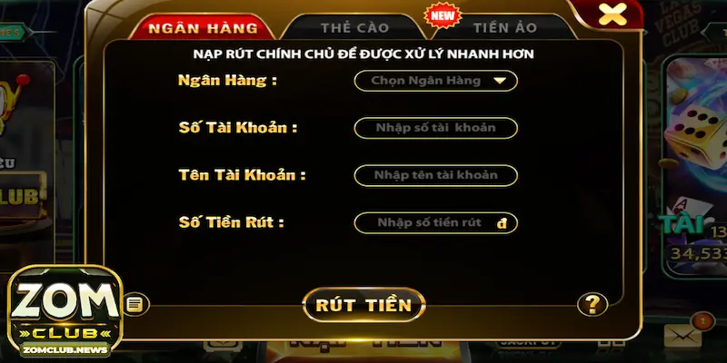 Hướng dẫn chi tiết quy trình và cách rút tiền Zomclub