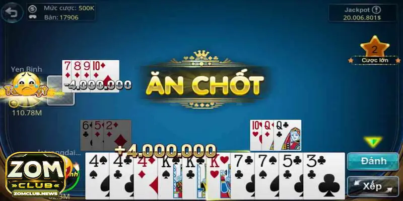 Mẹo chơi game bài Phỏm Tá Lả dễ thắng